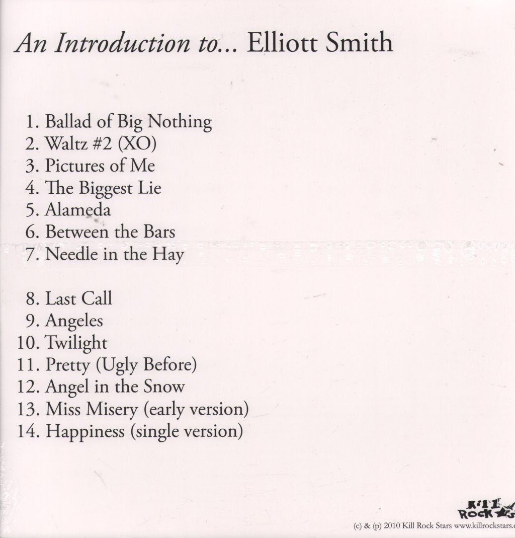 Elliott Smith - An Introduction To Elliott Smith - Lp