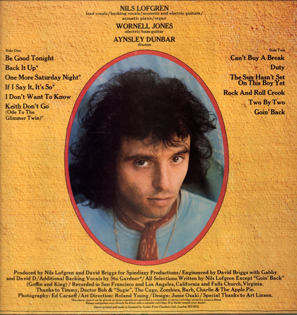 Nils Lofgren - Nils Lofgren - Lp