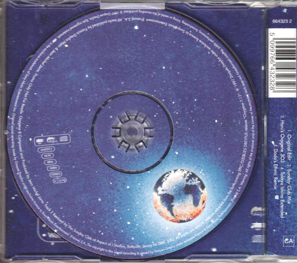 Jean Michel Jarre - Oxygene 8 - Cd