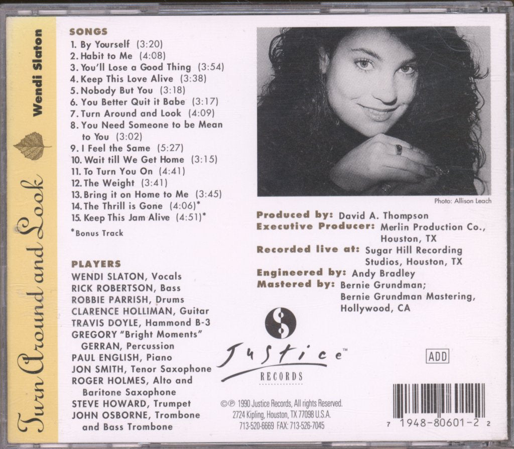 Wendi Slaton - Turn Around And Look - Cd