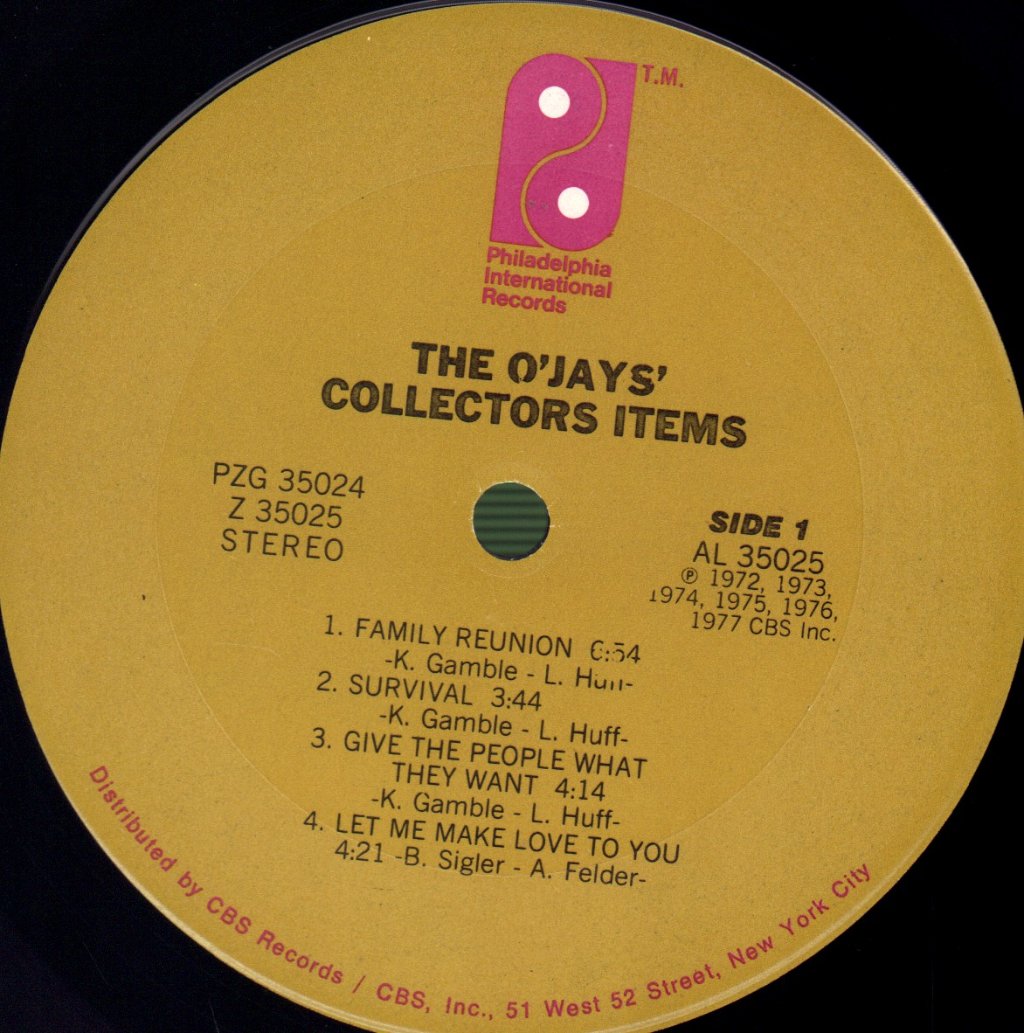O'Jays - Collectors Items - Double Lp