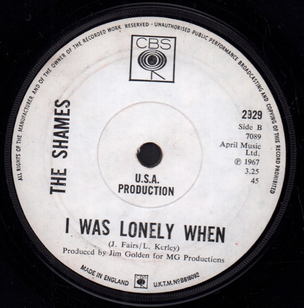 Shames - It Could Be We're In Love - 7 Inch