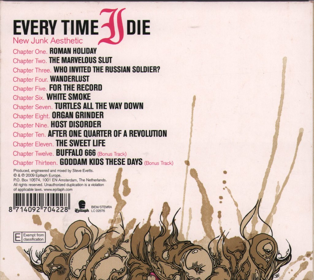 Every Time I Die - New Junk Aesthetic - Cd/Dvd