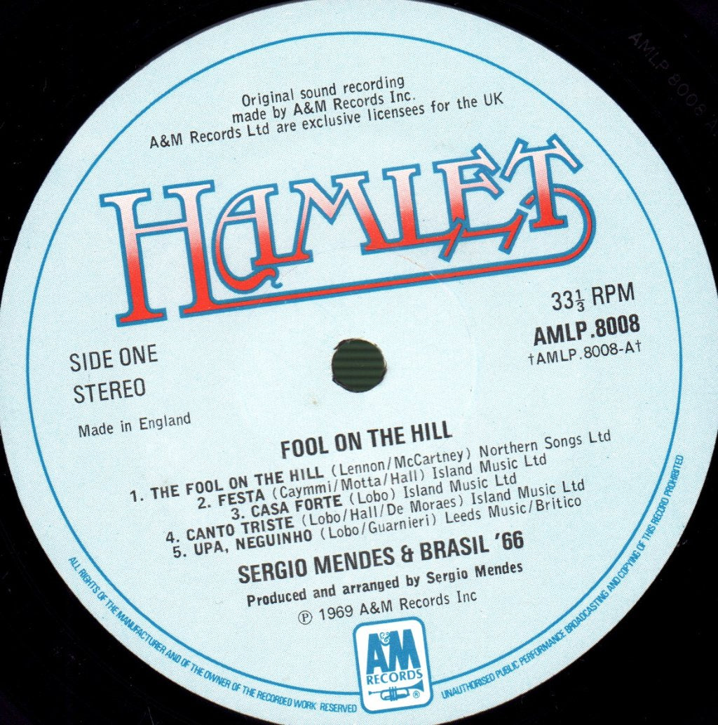 Sergio Mendes And Brasil 66 - Fool On The Hill - Lp