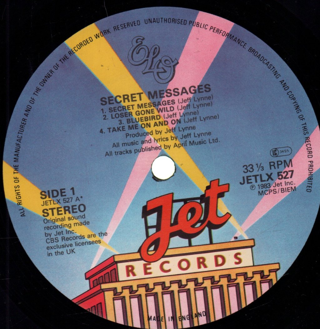 Electric Light Orchestra - Secret Messages - Lp