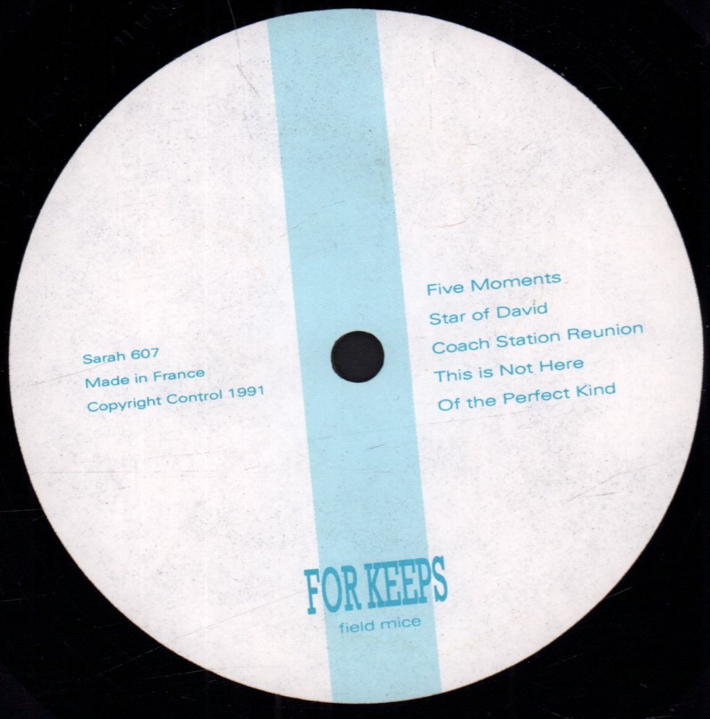 Field Mice - For Keeps - Lp