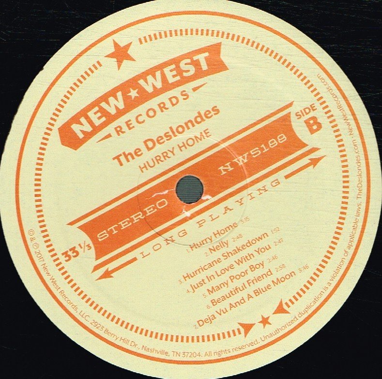 Deslondes - Hurry Home - Lp