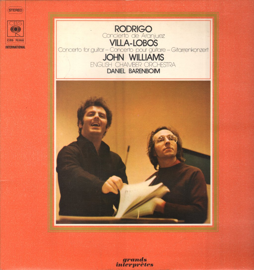 John Williams / English Chamber Orchestra / Daniel Barenboim - Rodrigo - Concierto De Aranjuez / Villa-Lobos - Concerto For Guitar - Lp