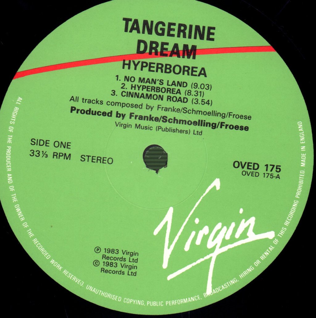 Tangerine Dream - Hyperborea - Lp