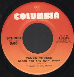 Tanya Tucker - Blood Red And Goin' Down - 7 Inch