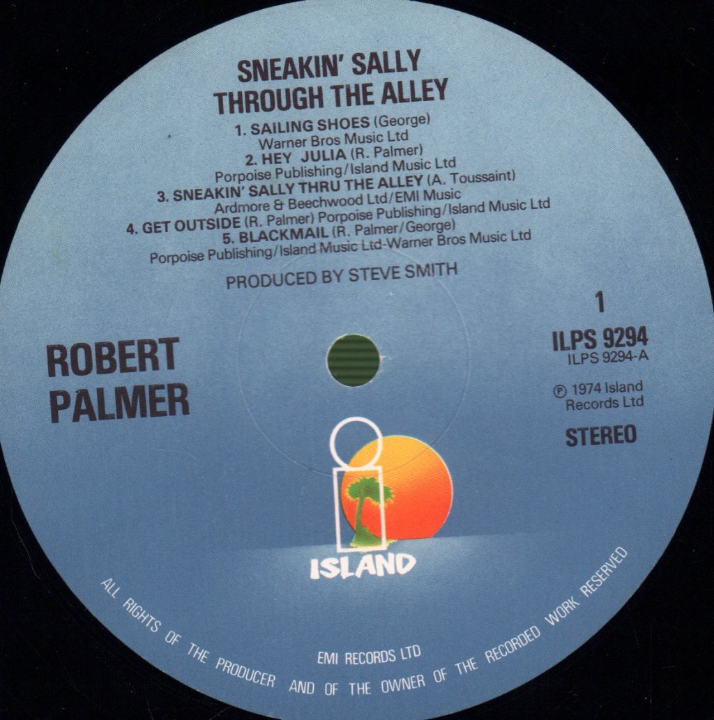 Robert Palmer - Sneakin' Sally Through The Alley - Lp