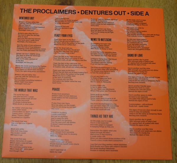 Proclaimers - Dentures Out - Lp
