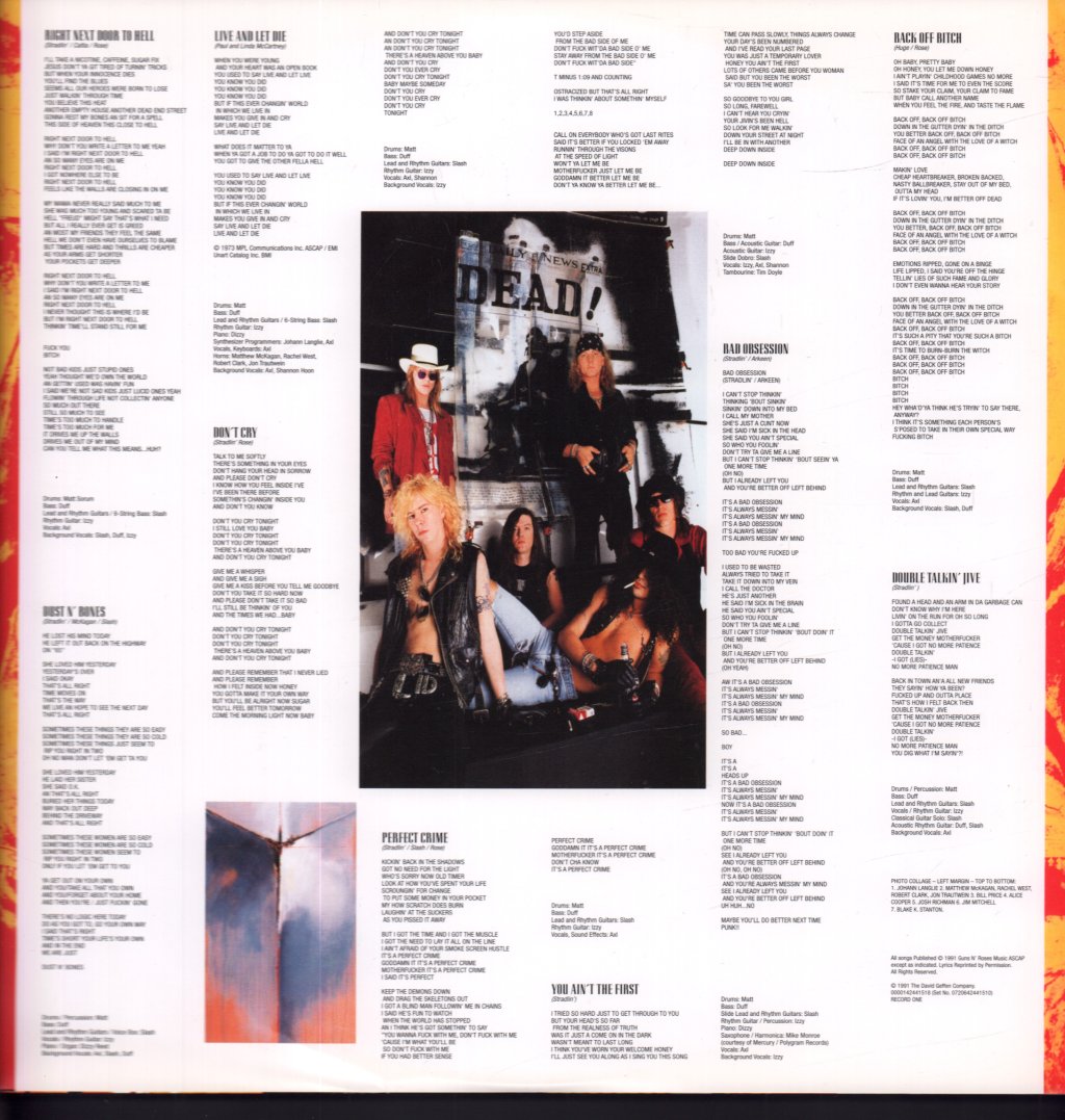 Guns N Roses - Use Your Illusion 1 - Double Lp