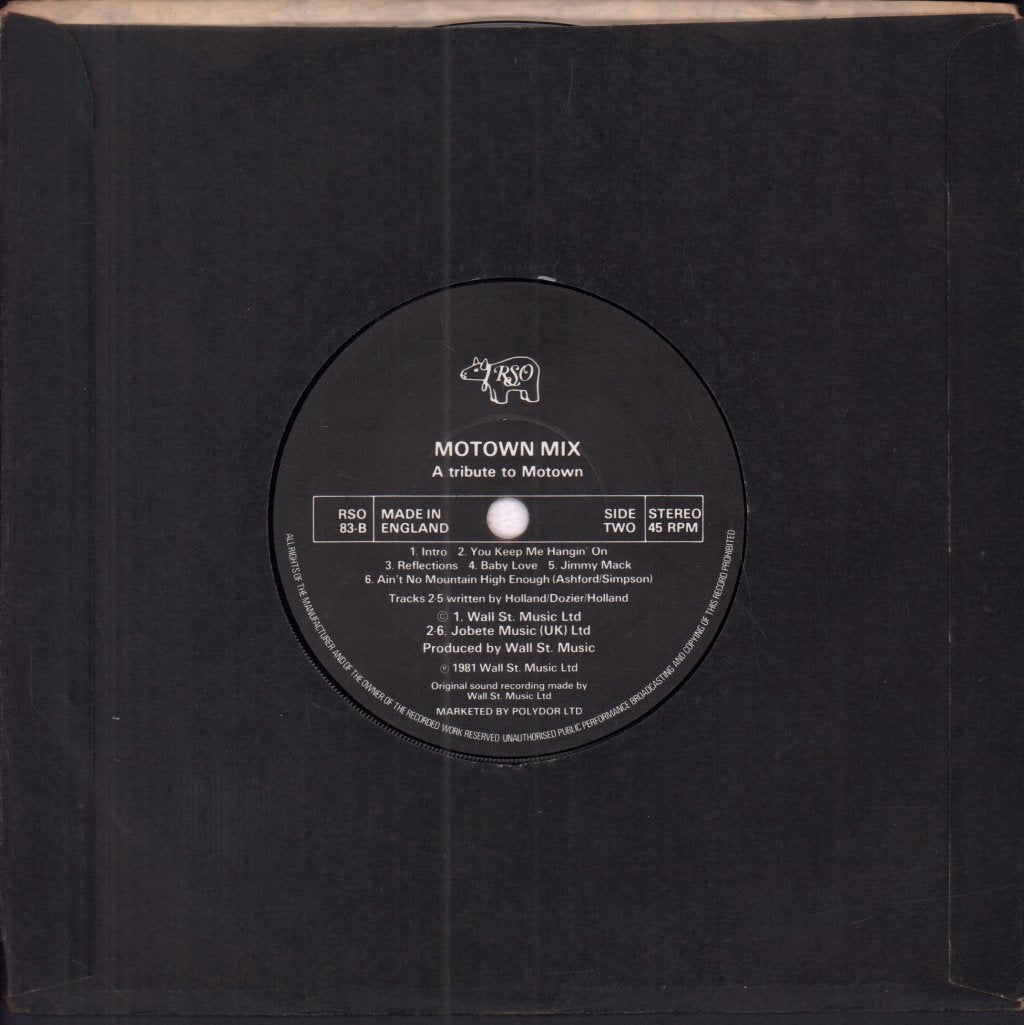 Various Artists - Motown Mix A Tribute To Motown - 7 Inch