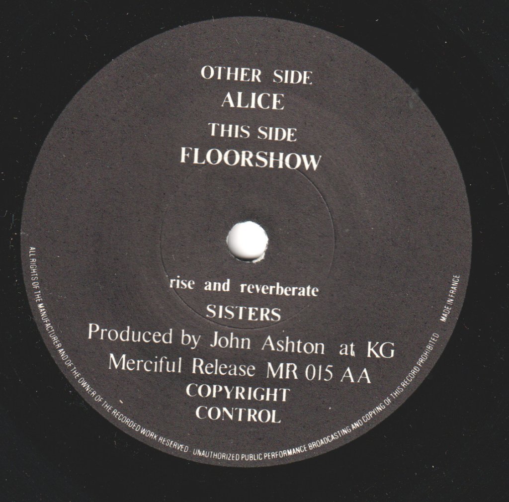 Sisters Of Mercy - Alice - 7 Inch