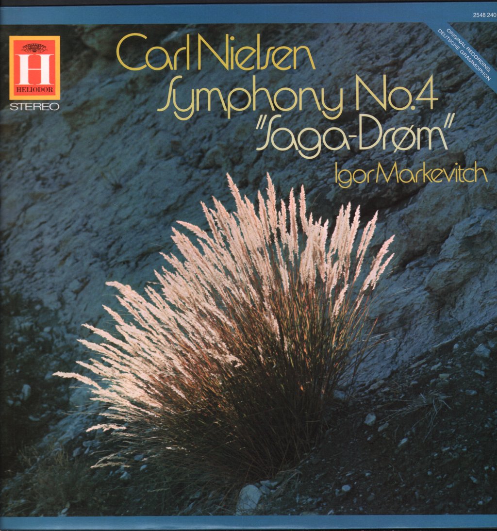 Royal Danish Orchestra / Igor Markevitch - Carl Nielsen - Symphony No.4 / "Saga-Drøm" - Lp
