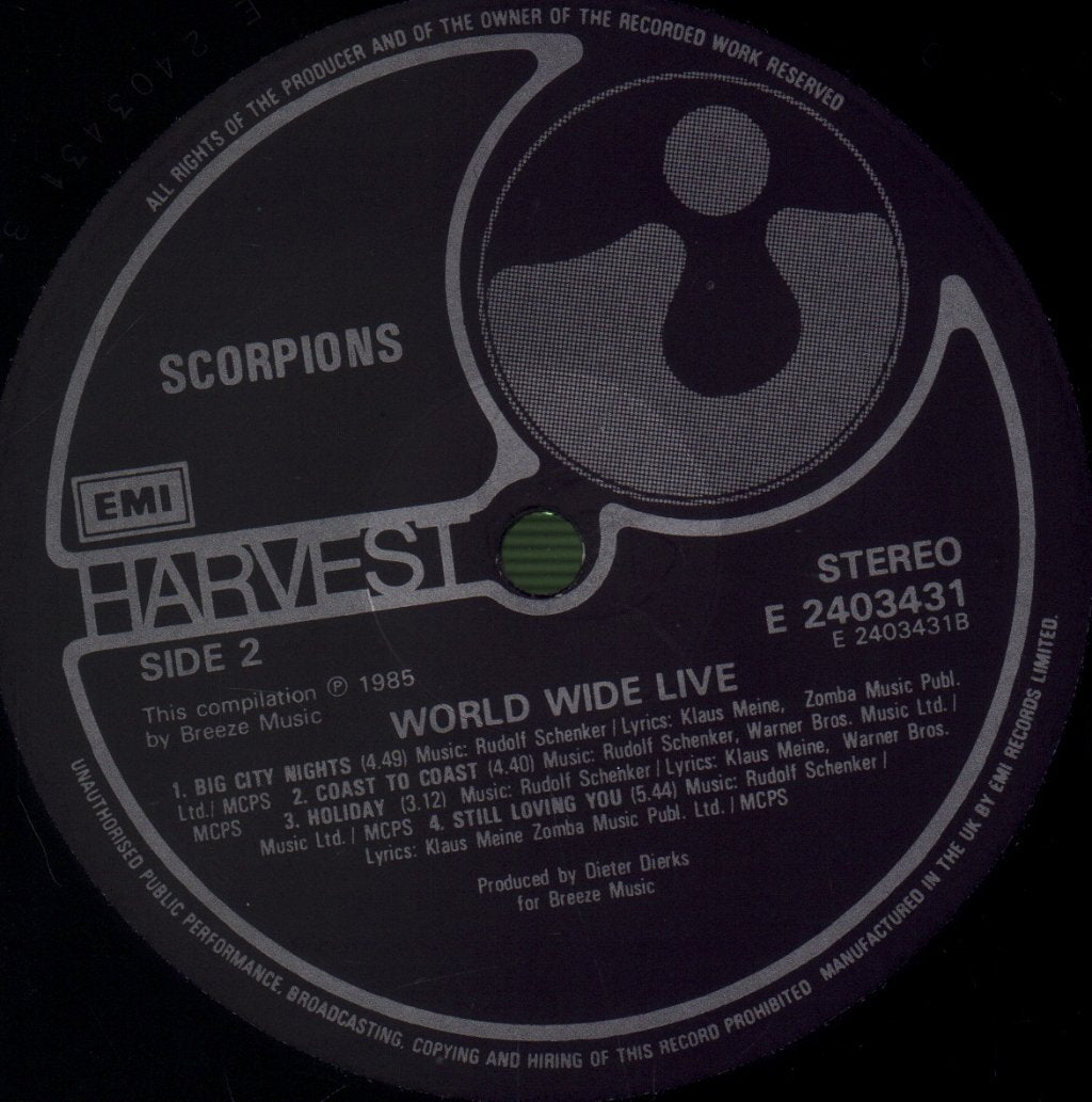 Scorpions - World Wide Live - Double Lp