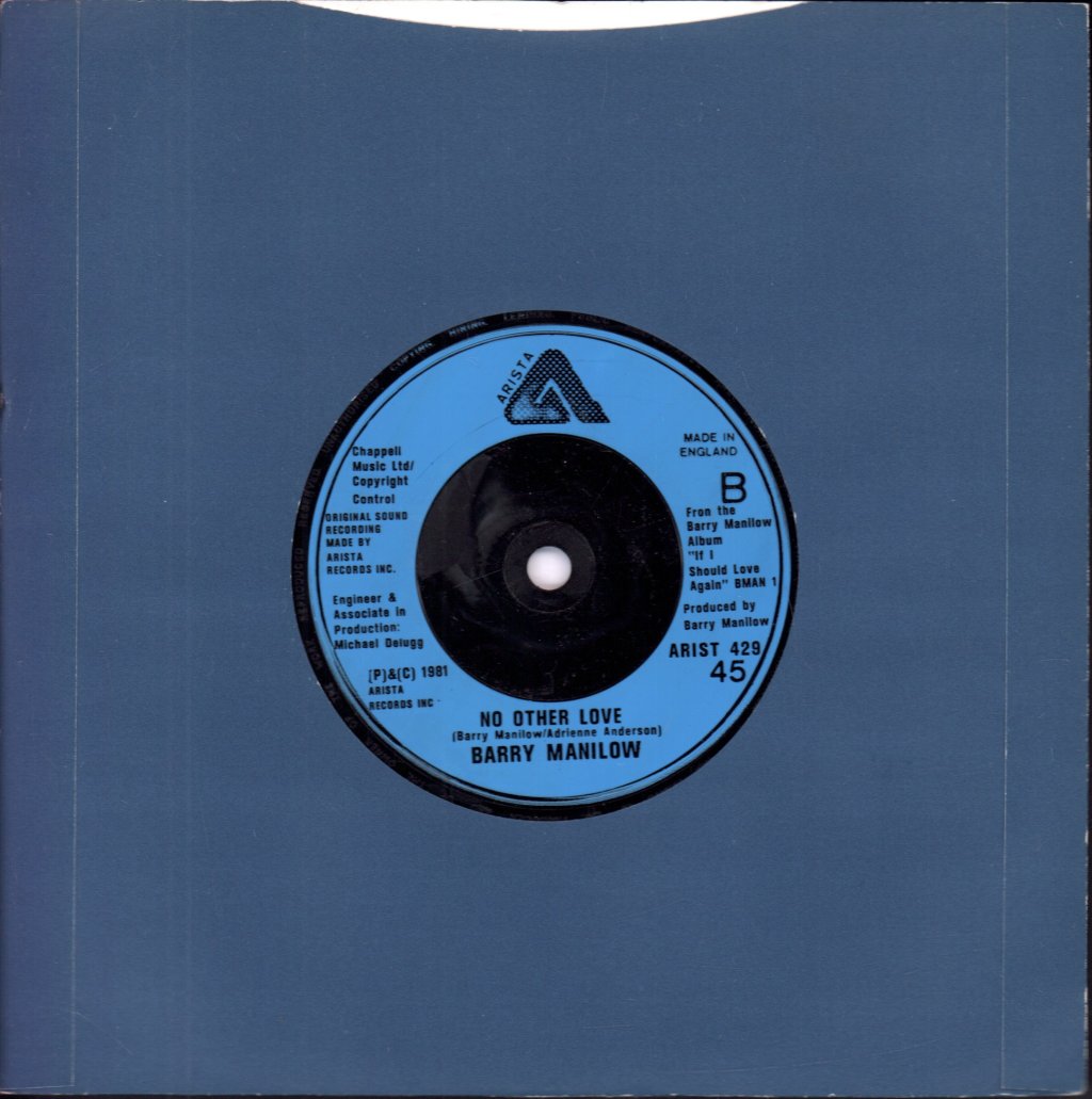 Barry Manilow - Let's Hang On - 7 Inch