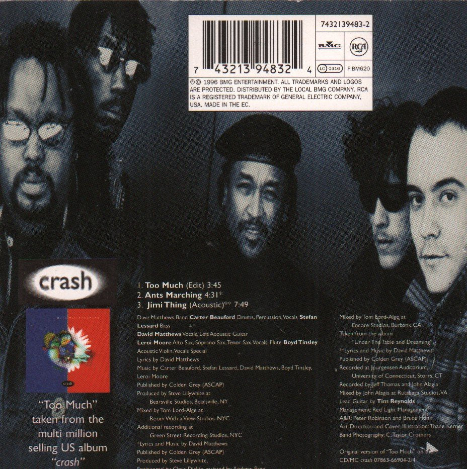 Dave Matthews Band - Too Much - Cd