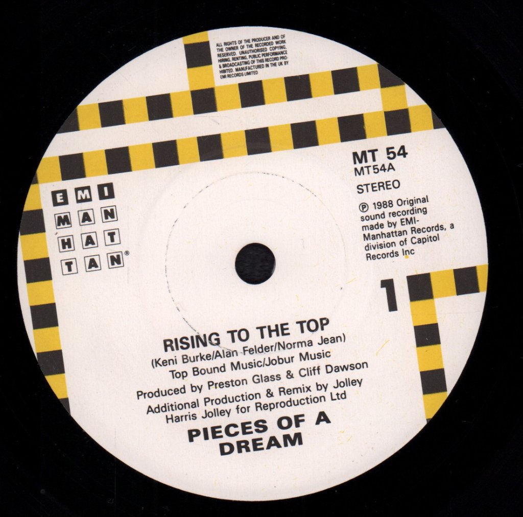 Pieces Of A Dream (Us Group) - Rising To The Top - 7 Inch