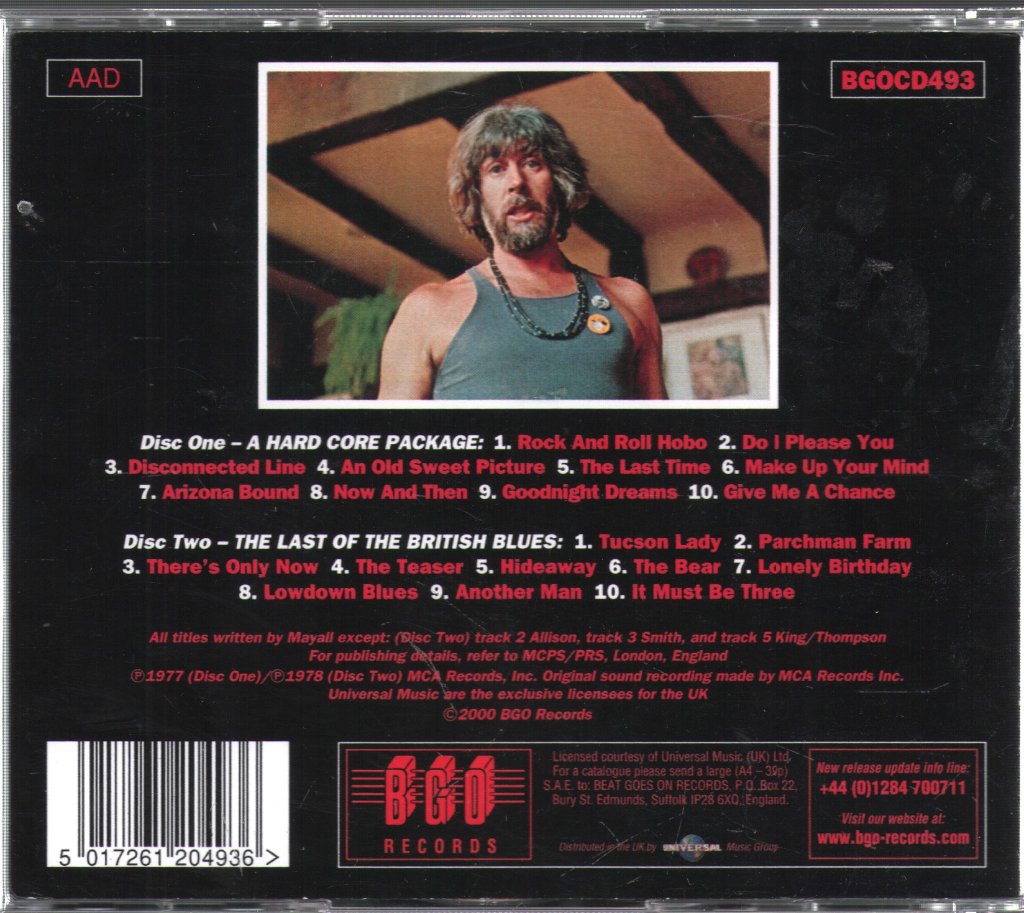 John Mayall - A Hard Core Package / The Last Of The British Blues - Double Cd