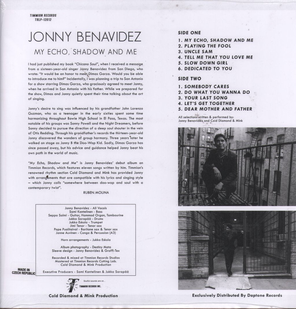 Jonny Benavidez - My Echo, Shadow And Me - Lp