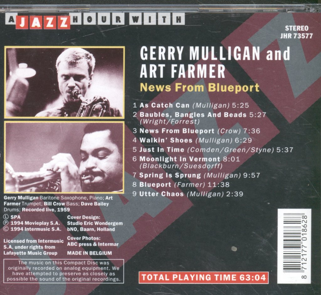 Gerry Mulligan - News From Blueport - Cd