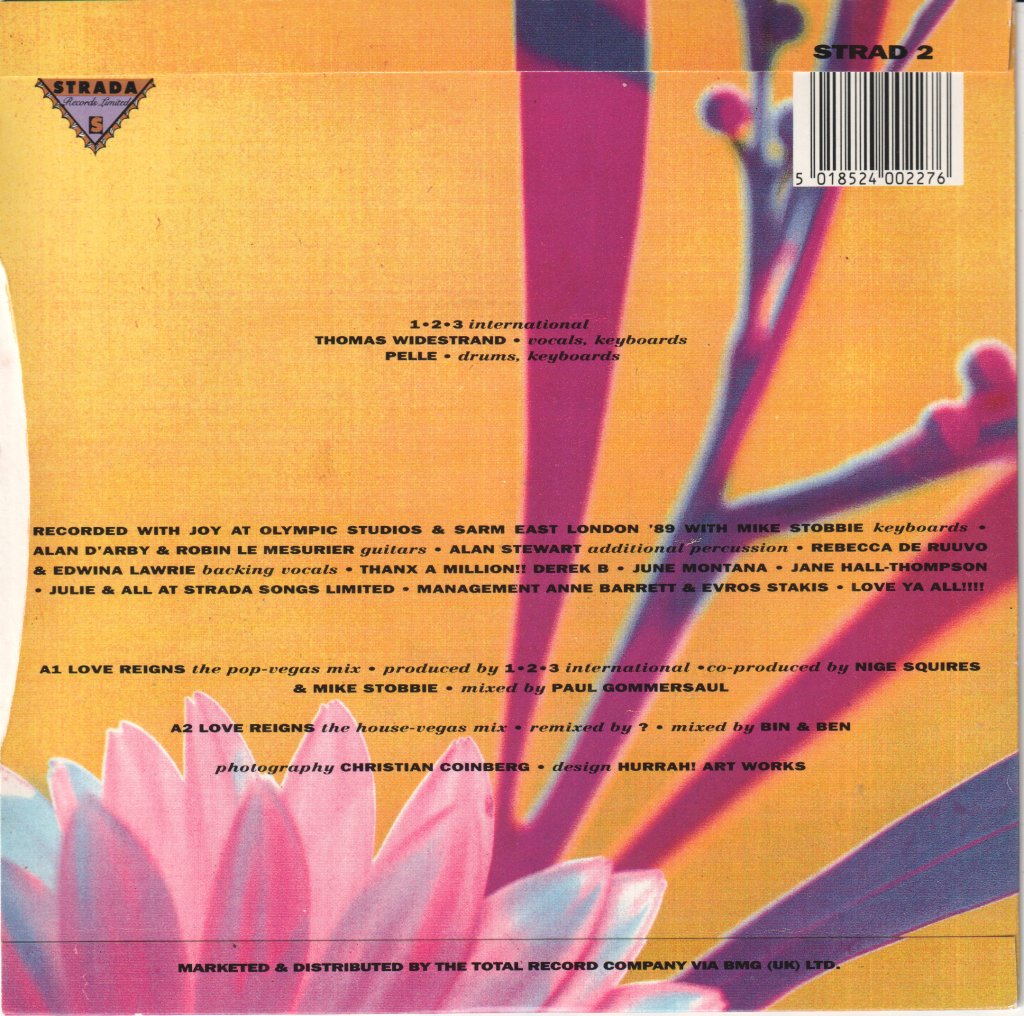 123 International - Love Reigns - 7 Inch