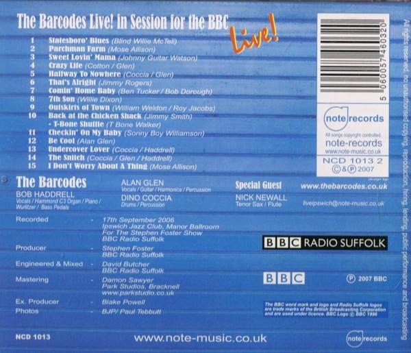 Barcodes - Live In Session For The BBC - Cd