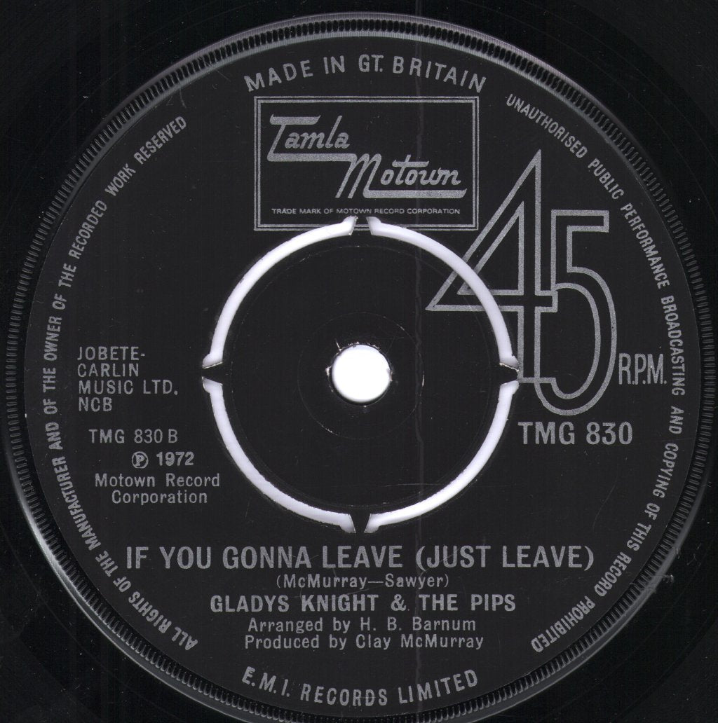 Gladys Knight And The Pips - Help Me Make It Through The Night - 7 Inch