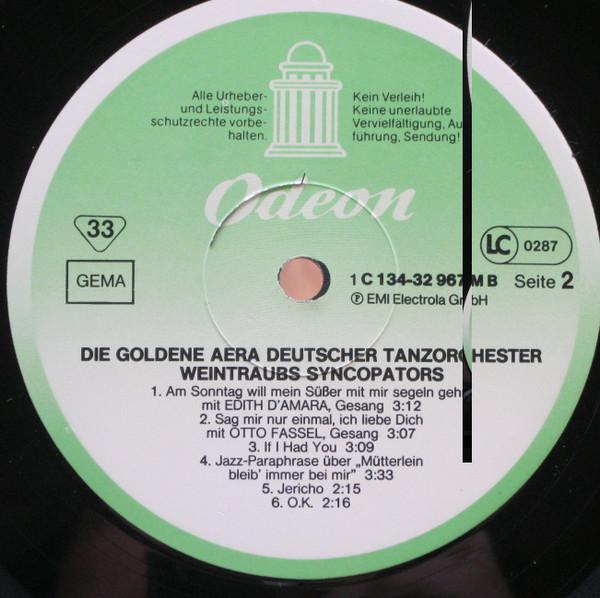 Weintraubs Syncopators - Die Goldene Aera Deutscher Tanzorchester - Double Lp