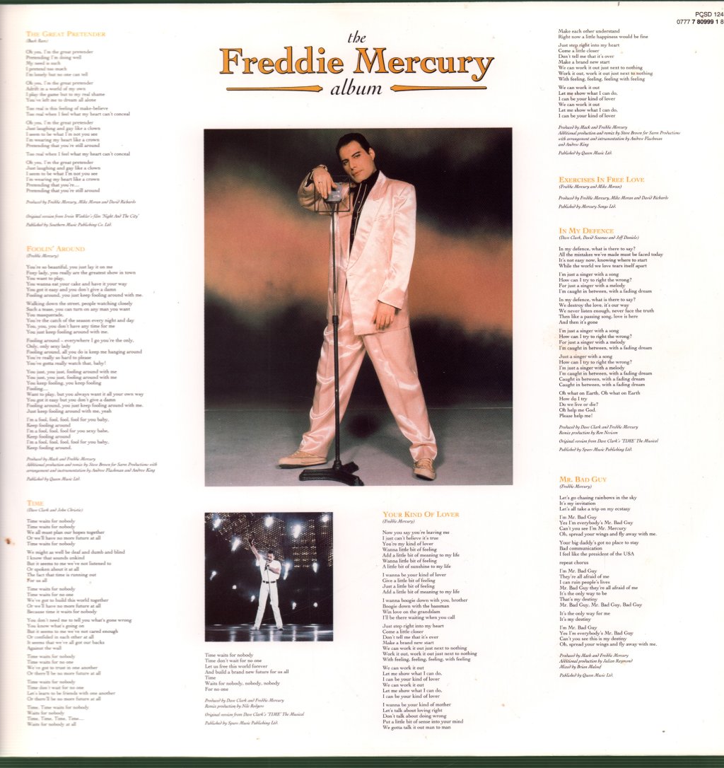 Freddie Mercury - Freddie Mercury Album - Lp