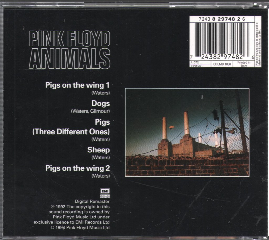 Pink Floyd - Animals - Cd