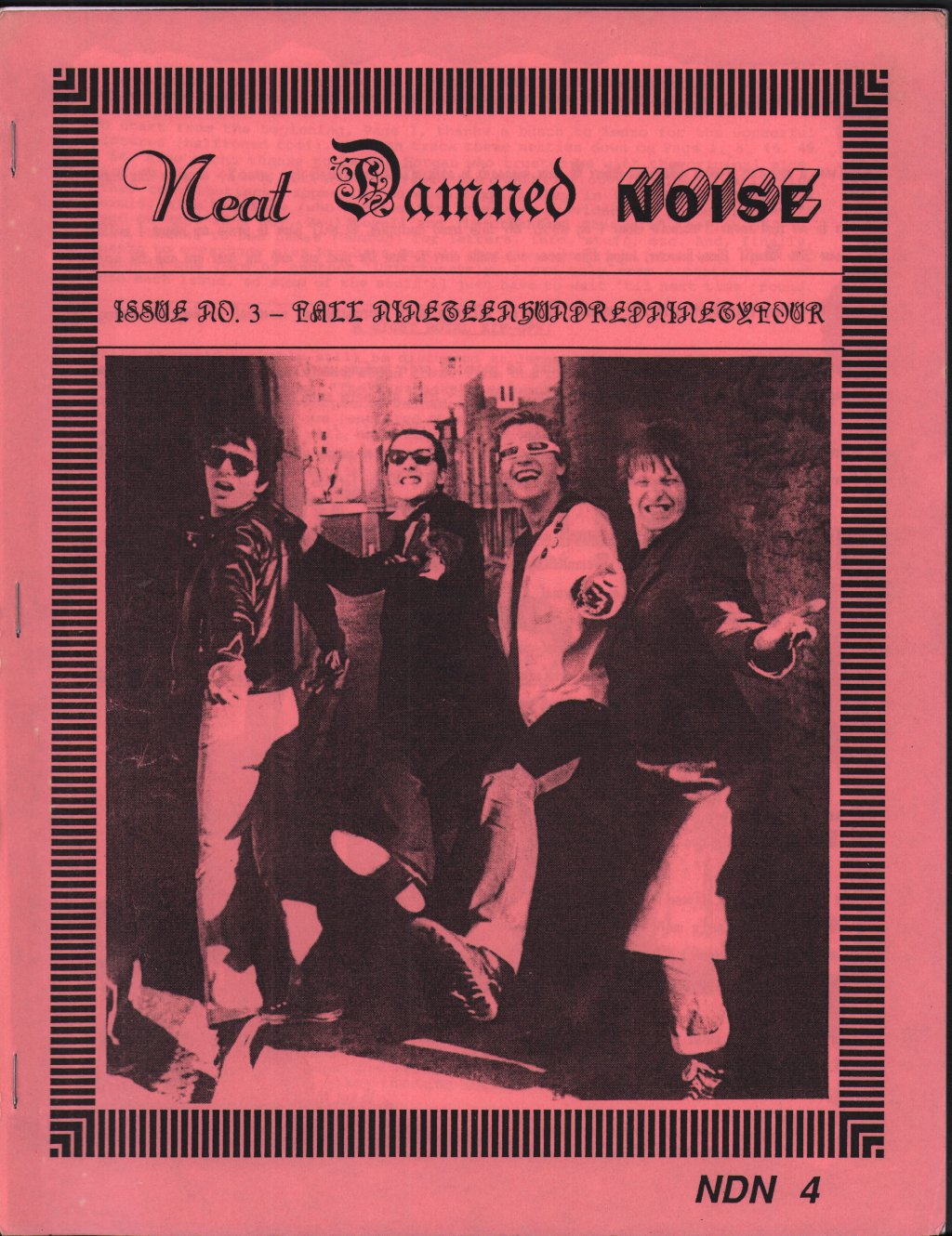 Damned - Neat Damned Noise Issue 3 - Fanzine