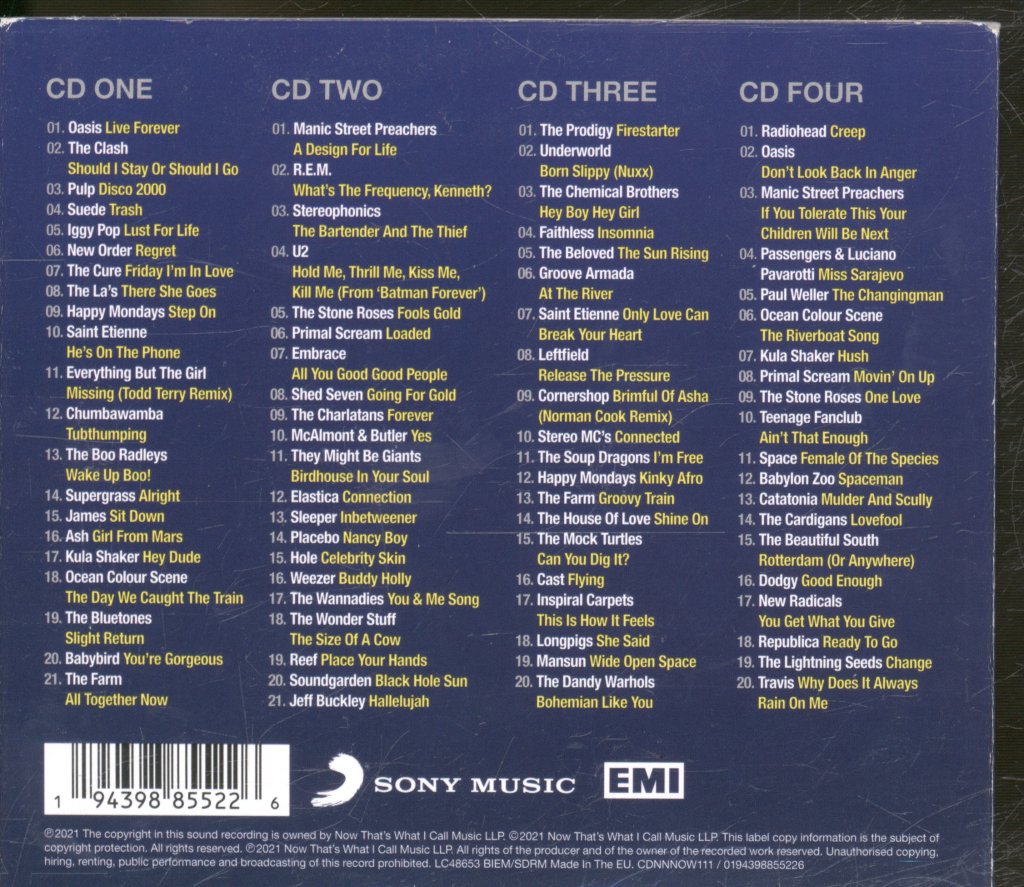 Various Artists - Now The Anthems Live Forever - Cd Set