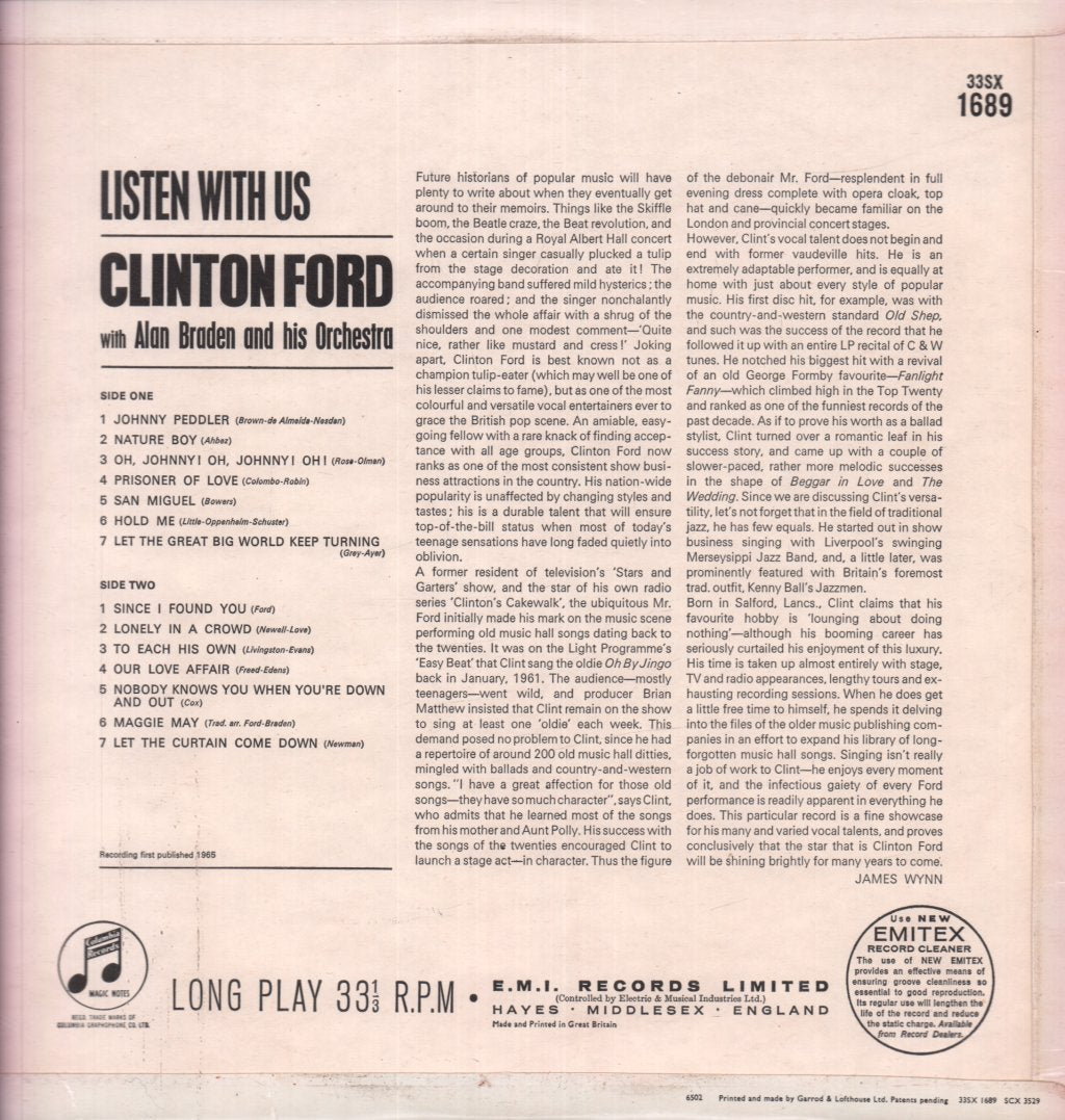Clinton Ford - Listen With Us - Lp