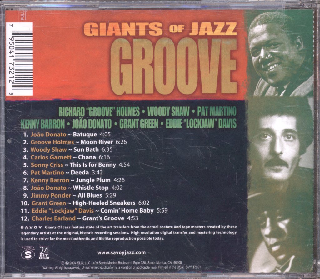 Various Artists - Giants Of Jazz ~ Groove - Cd