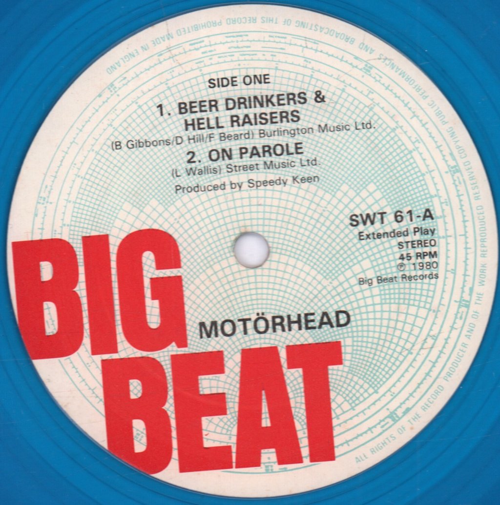Motorhead - Beer Drinkers - 12 Inch