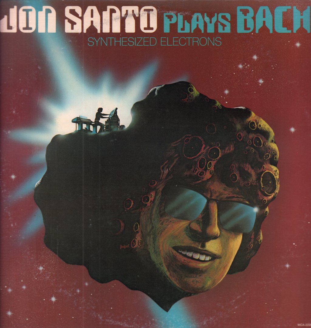 Jon Santo - Plays Bach Synthesized Electrons - Lp