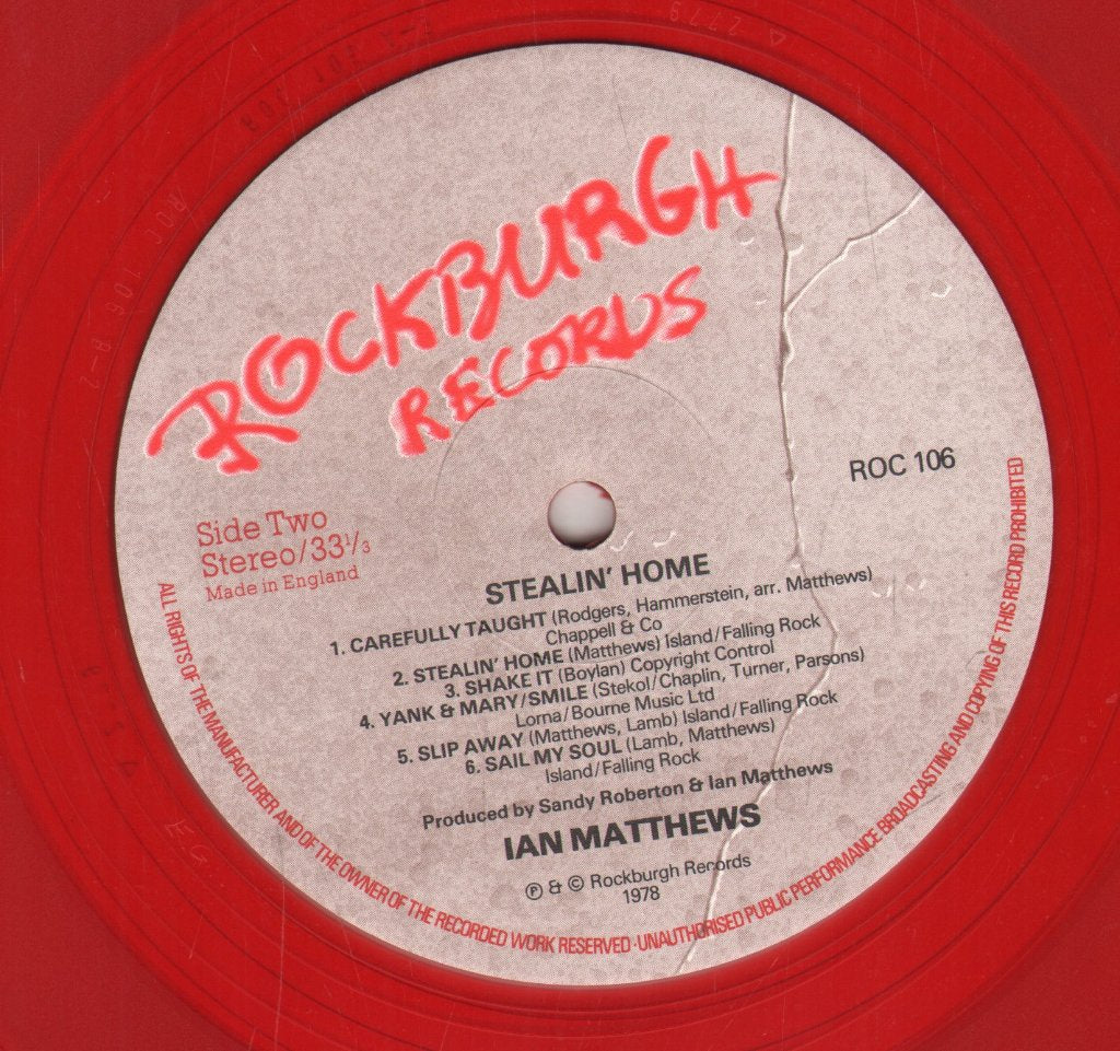 Ian Matthews - Stealin' Home - Lp