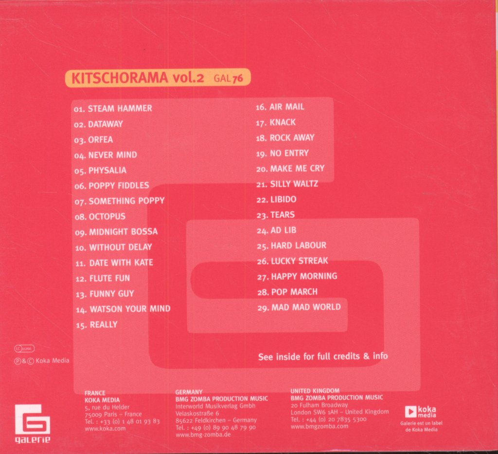 Various Artists - Kitschorama Vol.2 - Cd