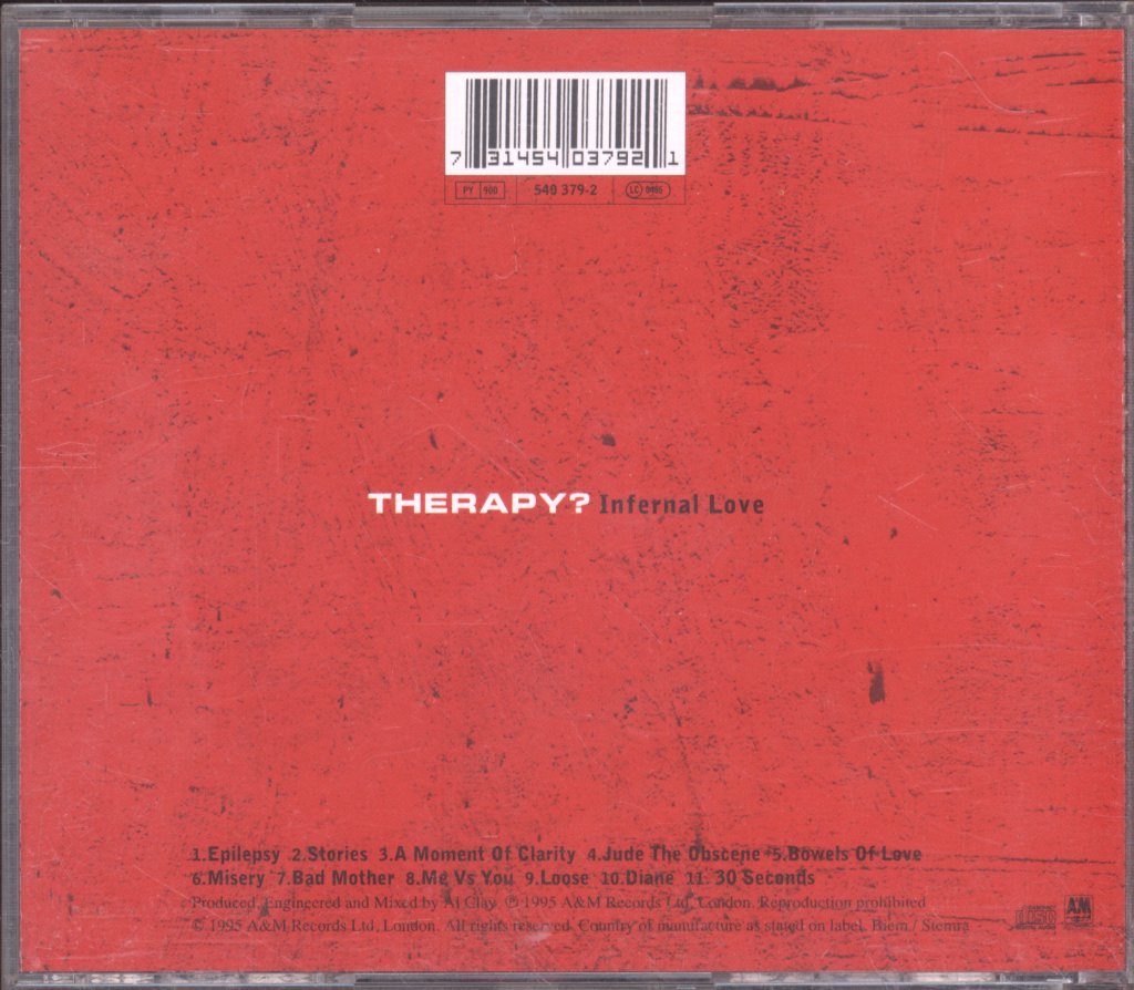 Therapy? - Infernal Love - Cd