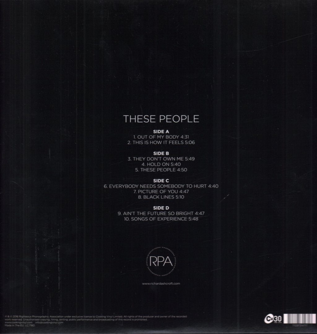 Richard Ashcroft - These People - Double Lp