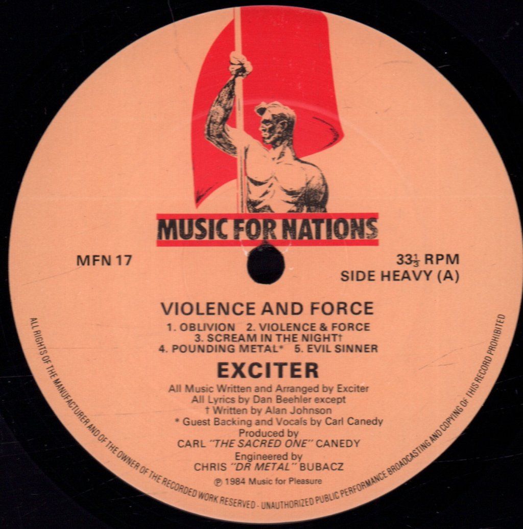 Exciter - Violence And Force - Lp
