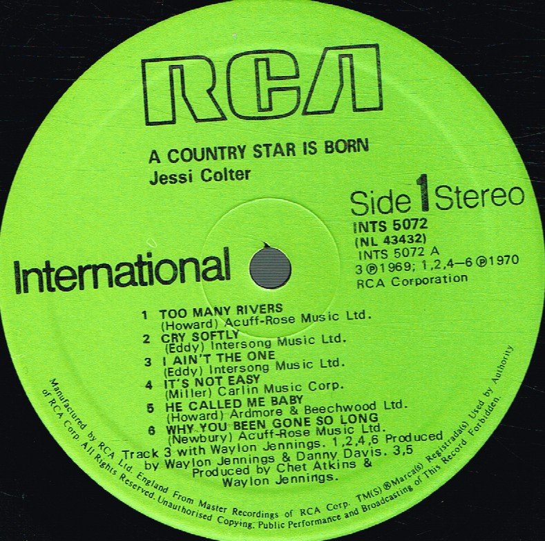 Jessi Colter - A Country Star Is Born - Lp
