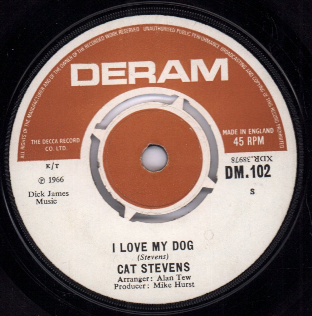 Cat Stevens - I Love My Dog - 7 Inch