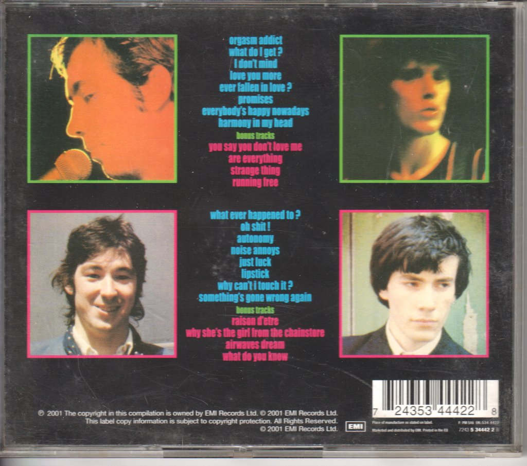 Buzzcocks - Singles Going Steady - Cd