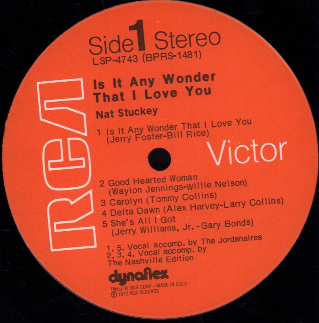 Nat Stuckey - Is It Any Wonder That I Love You - Lp