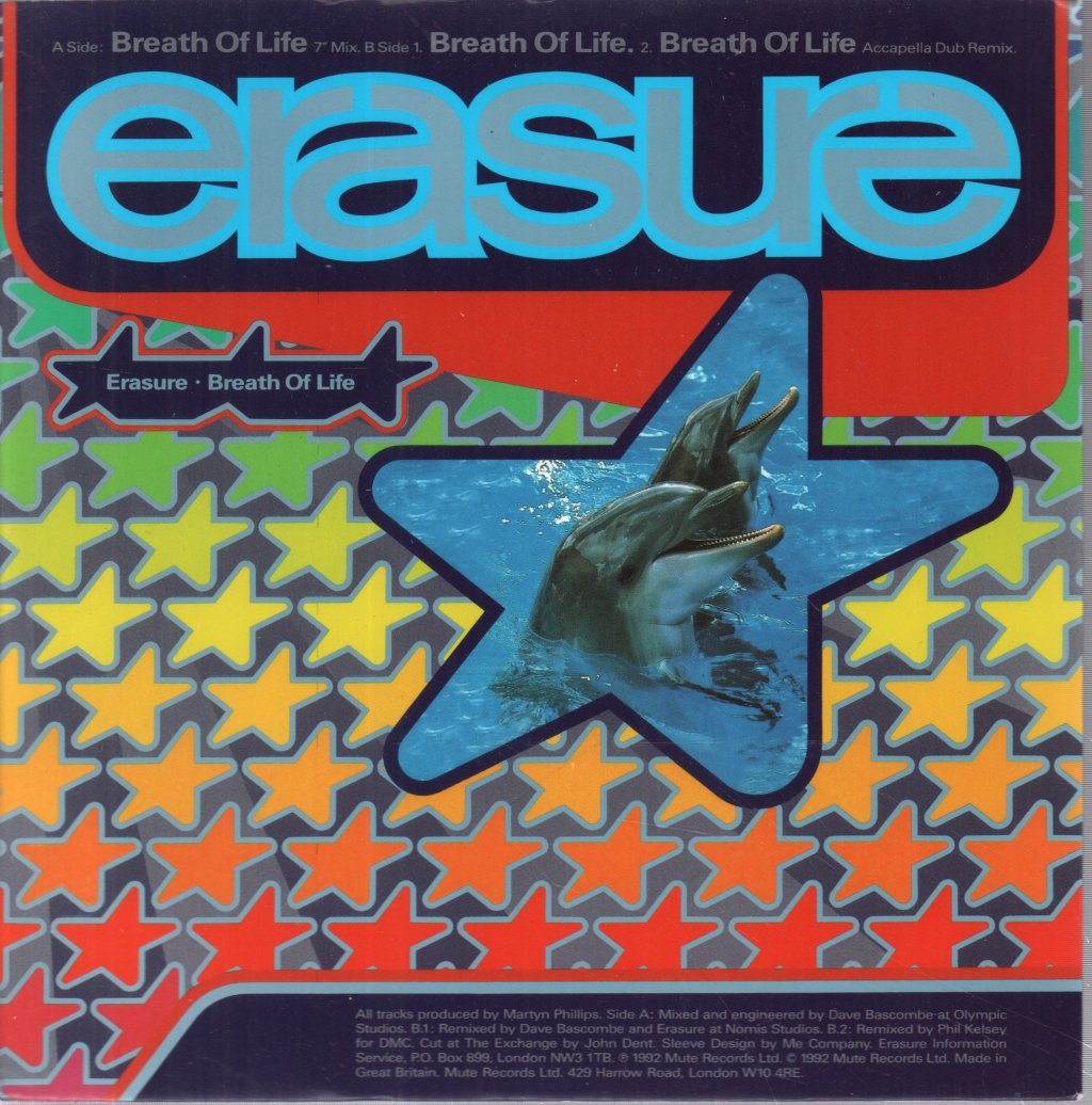 Erasure - Breath Of Life - 7 Inch
