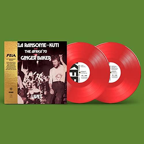 Fela Kuti - Live! With Ginger Baker (Limited Double Red Vinyl With Etching) - Lp